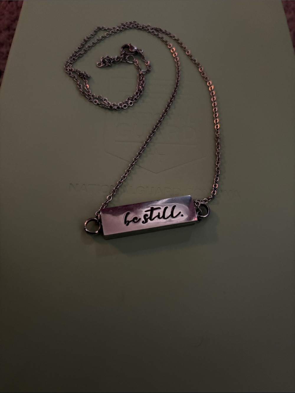 "be still" Scented Necklace